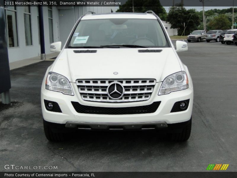 Diamond White Metallic / Cashmere 2011 Mercedes-Benz ML 350