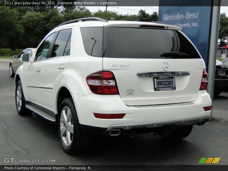 Diamond White Metallic / Cashmere 2011 Mercedes-Benz ML 350