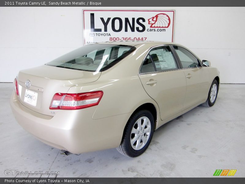 Sandy Beach Metallic / Bisque 2011 Toyota Camry LE