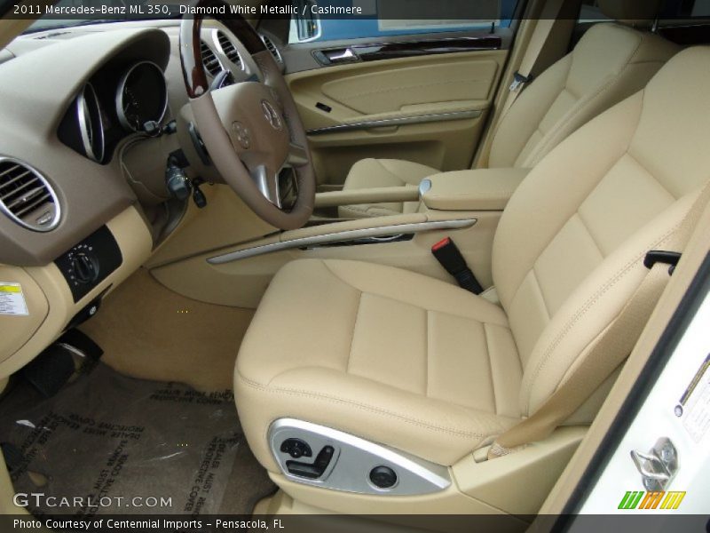 Diamond White Metallic / Cashmere 2011 Mercedes-Benz ML 350