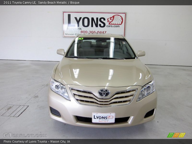 Sandy Beach Metallic / Bisque 2011 Toyota Camry LE