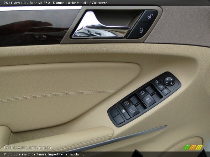 Diamond White Metallic / Cashmere 2011 Mercedes-Benz ML 350