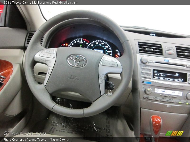 Barcelona Red Metallic / Ash 2011 Toyota Camry LE