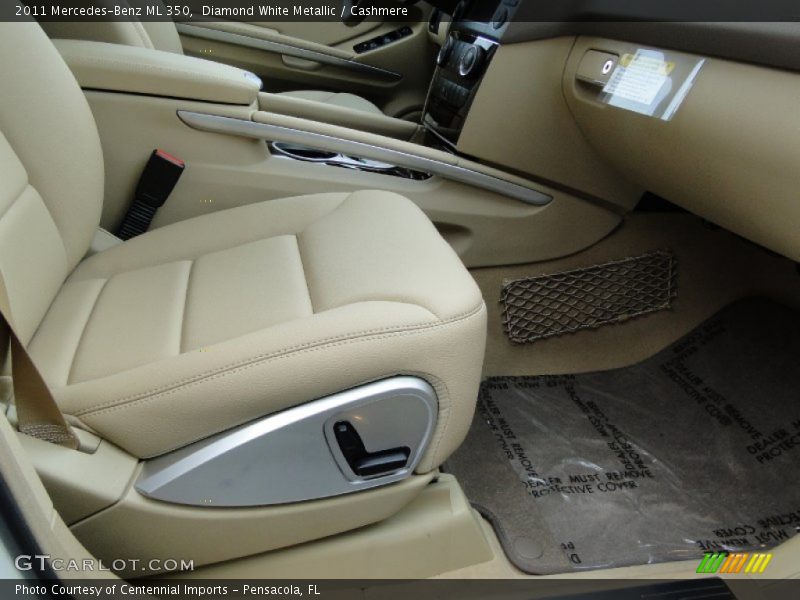 Diamond White Metallic / Cashmere 2011 Mercedes-Benz ML 350