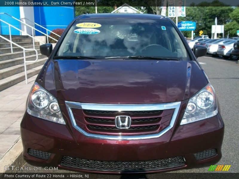 Dark Cherry Pearl / Ivory 2008 Honda Odyssey LX
