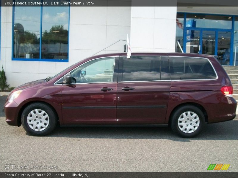 Dark Cherry Pearl / Ivory 2008 Honda Odyssey LX
