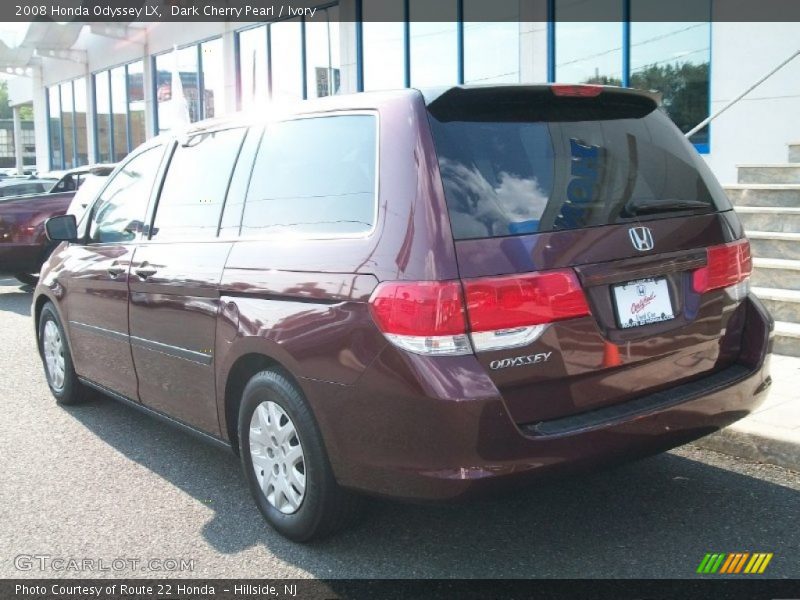 Dark Cherry Pearl / Ivory 2008 Honda Odyssey LX