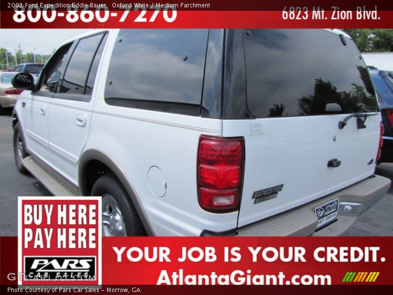 Oxford White / Medium Parchment 2002 Ford Expedition Eddie Bauer