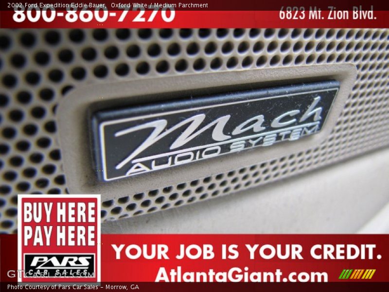 Oxford White / Medium Parchment 2002 Ford Expedition Eddie Bauer