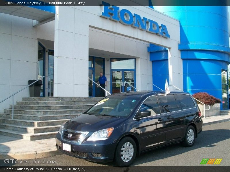 Bali Blue Pearl / Gray 2009 Honda Odyssey LX