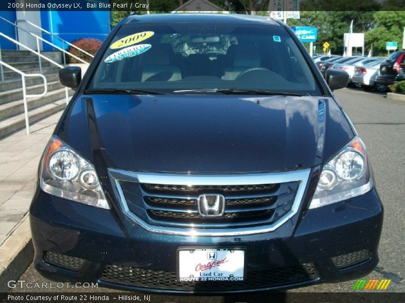 Bali Blue Pearl / Gray 2009 Honda Odyssey LX