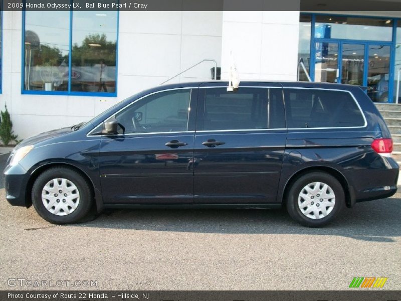 Bali Blue Pearl / Gray 2009 Honda Odyssey LX