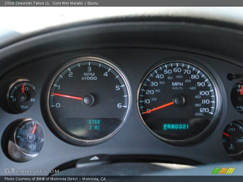 Gold Mist Metallic / Ebony 2008 Chevrolet Tahoe LS