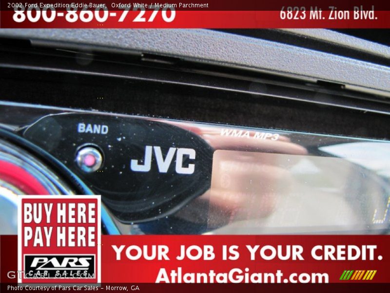 Oxford White / Medium Parchment 2002 Ford Expedition Eddie Bauer