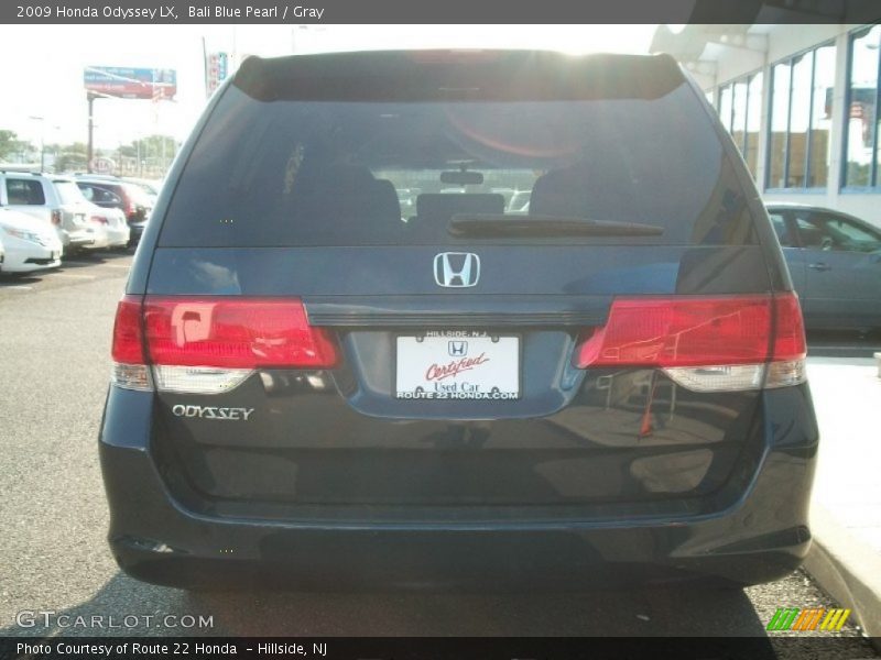 Bali Blue Pearl / Gray 2009 Honda Odyssey LX