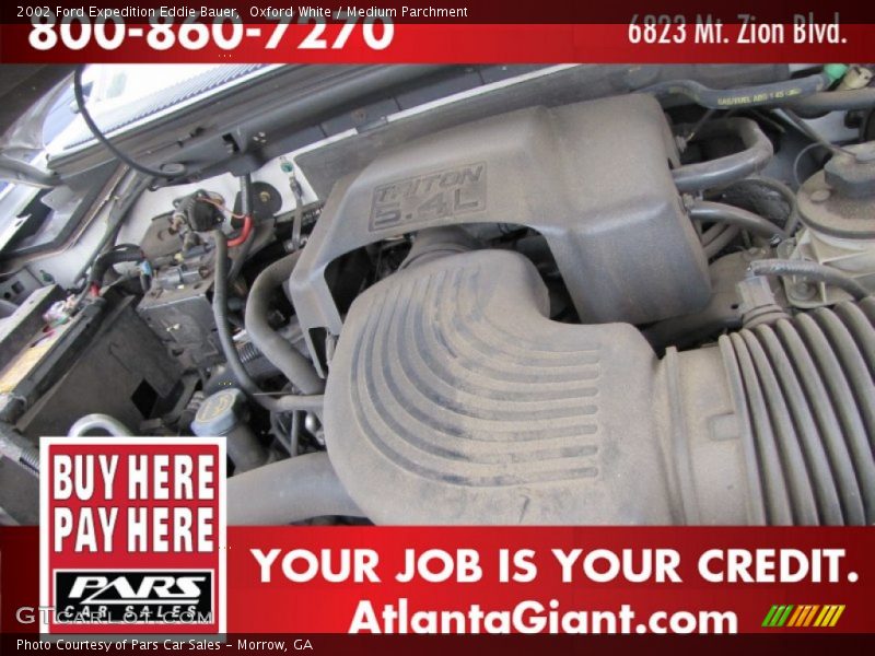 Oxford White / Medium Parchment 2002 Ford Expedition Eddie Bauer
