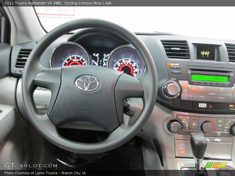 Sizzling Crimson Mica / Ash 2011 Toyota Highlander V6 4WD