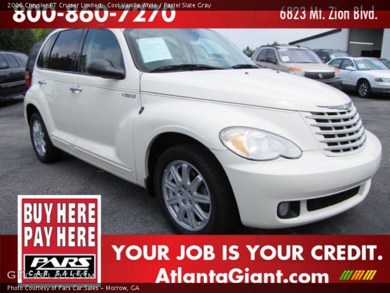 Cool Vanilla White / Pastel Slate Gray 2006 Chrysler PT Cruiser Limited