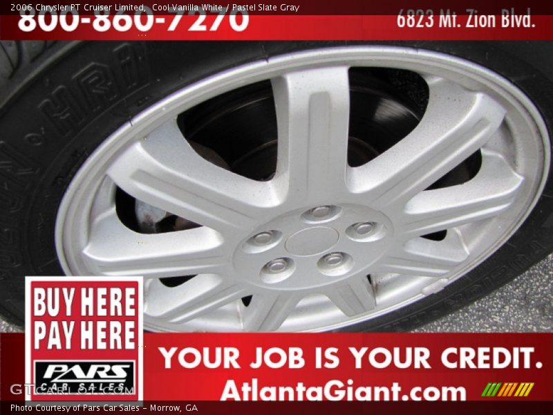 Cool Vanilla White / Pastel Slate Gray 2006 Chrysler PT Cruiser Limited