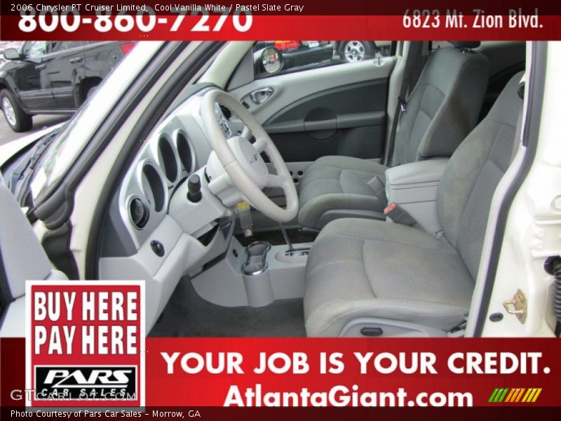 Cool Vanilla White / Pastel Slate Gray 2006 Chrysler PT Cruiser Limited
