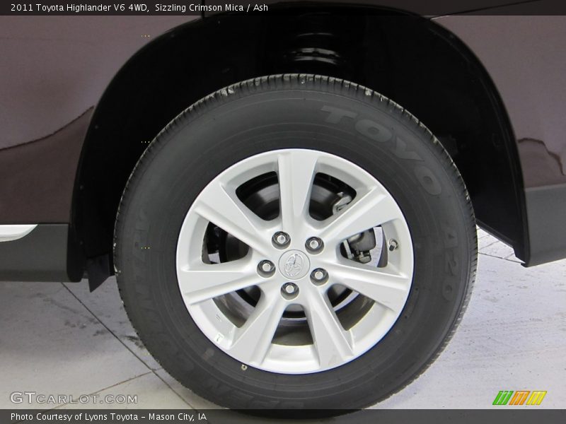 Sizzling Crimson Mica / Ash 2011 Toyota Highlander V6 4WD