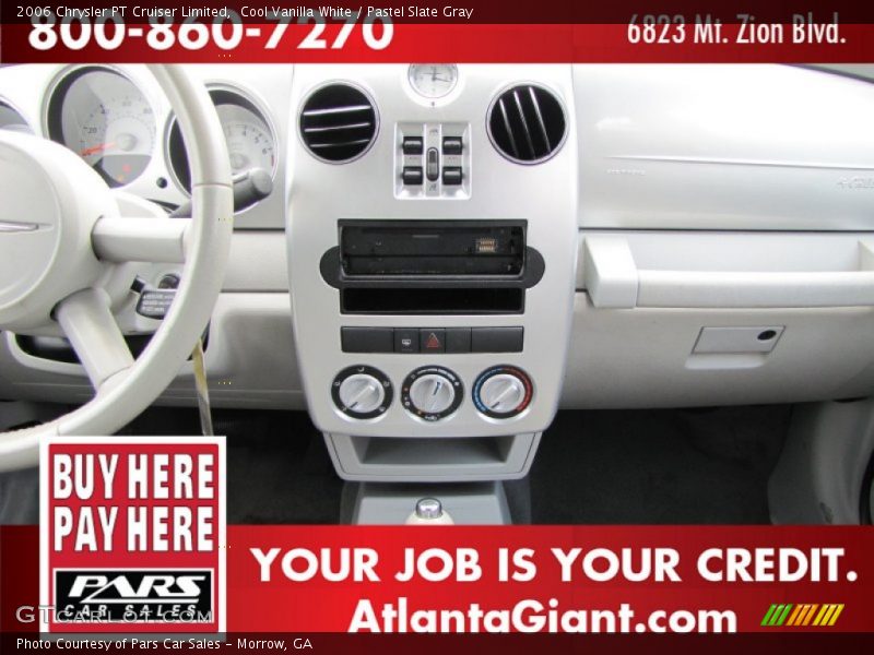 Cool Vanilla White / Pastel Slate Gray 2006 Chrysler PT Cruiser Limited
