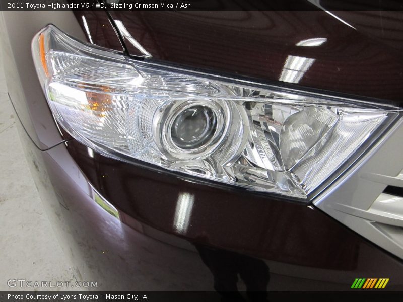 Sizzling Crimson Mica / Ash 2011 Toyota Highlander V6 4WD