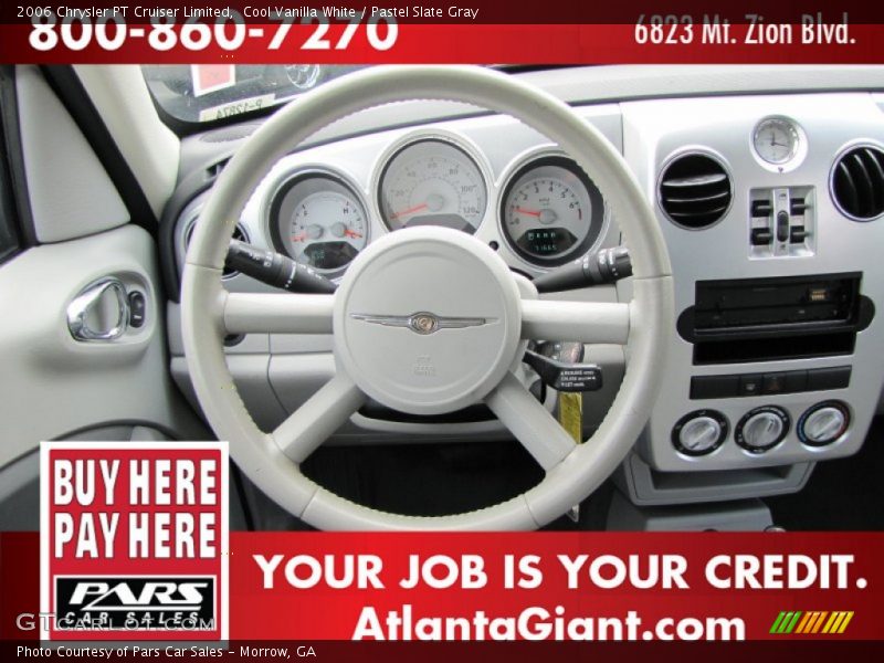 Cool Vanilla White / Pastel Slate Gray 2006 Chrysler PT Cruiser Limited