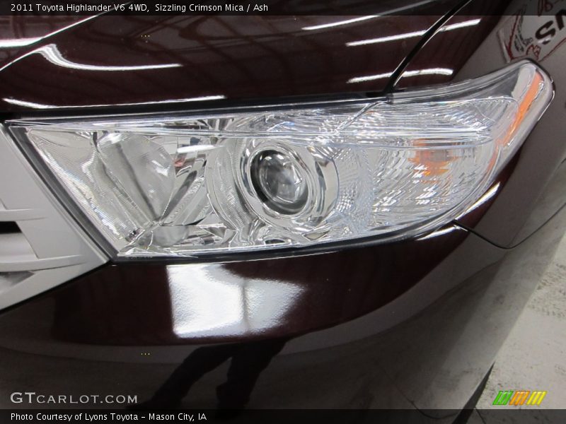 Sizzling Crimson Mica / Ash 2011 Toyota Highlander V6 4WD