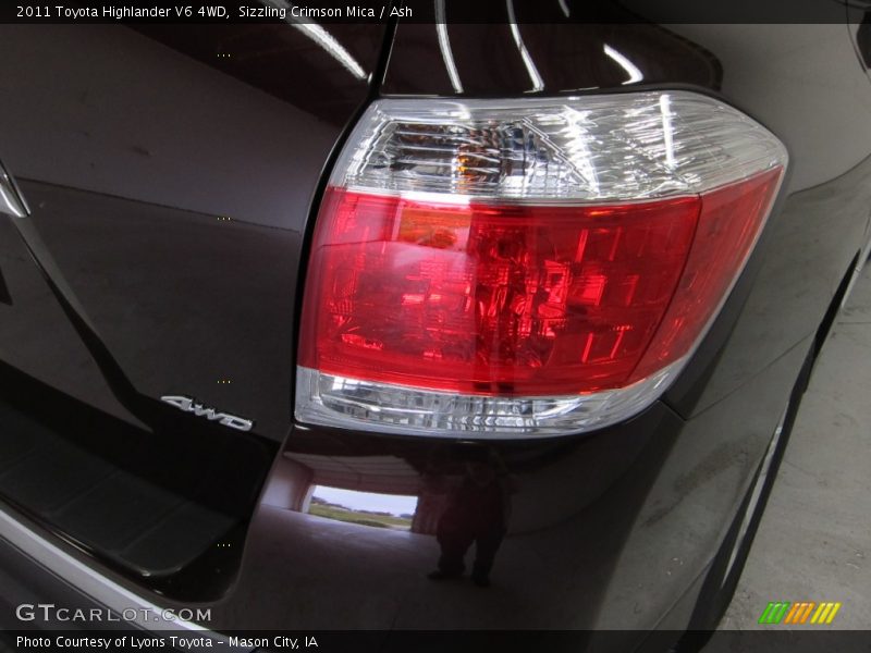 Sizzling Crimson Mica / Ash 2011 Toyota Highlander V6 4WD