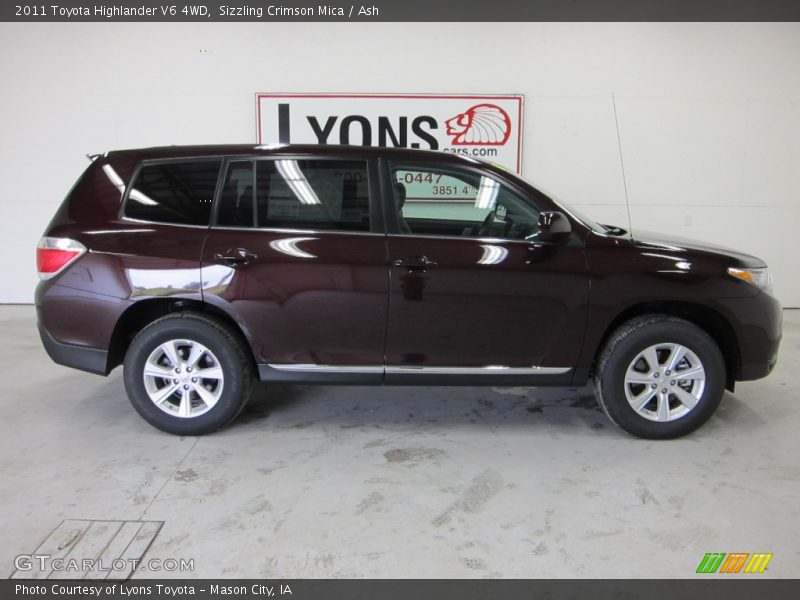 Sizzling Crimson Mica / Ash 2011 Toyota Highlander V6 4WD