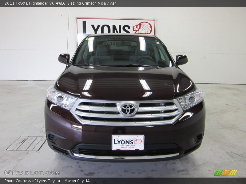 Sizzling Crimson Mica / Ash 2011 Toyota Highlander V6 4WD