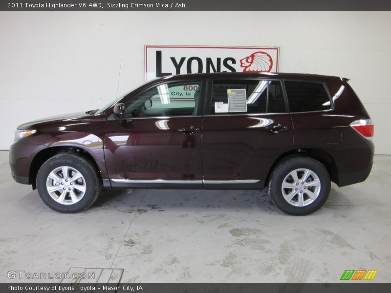 Sizzling Crimson Mica / Ash 2011 Toyota Highlander V6 4WD