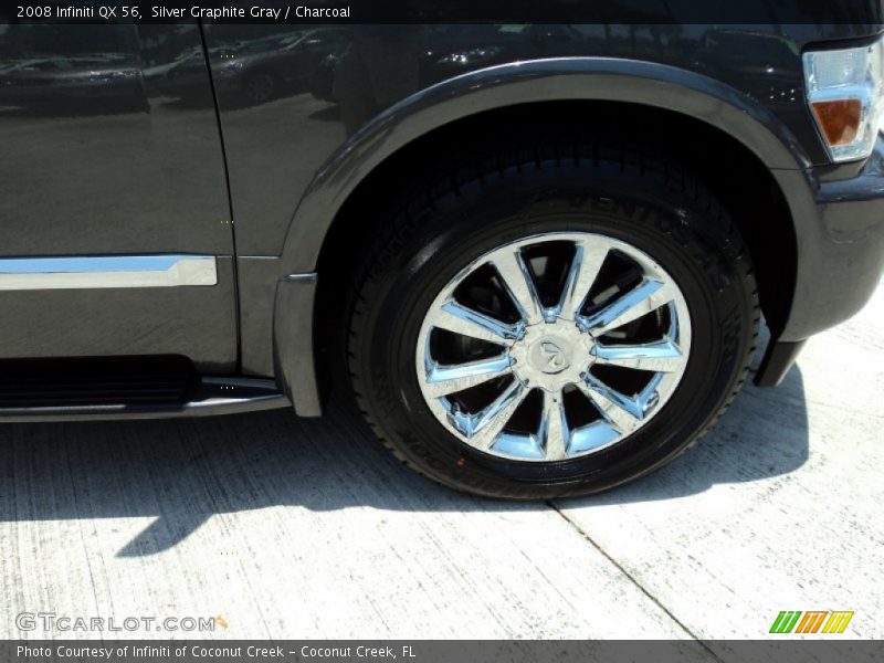 Silver Graphite Gray / Charcoal 2008 Infiniti QX 56