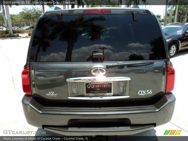 Silver Graphite Gray / Charcoal 2008 Infiniti QX 56
