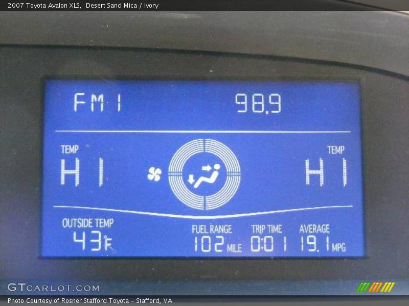 Desert Sand Mica / Ivory 2007 Toyota Avalon XLS