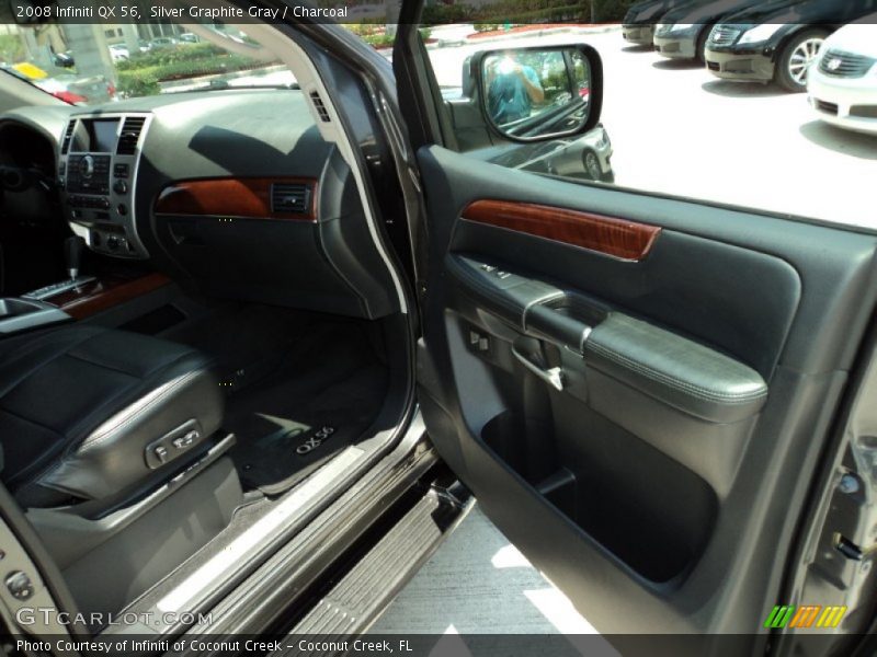 Silver Graphite Gray / Charcoal 2008 Infiniti QX 56