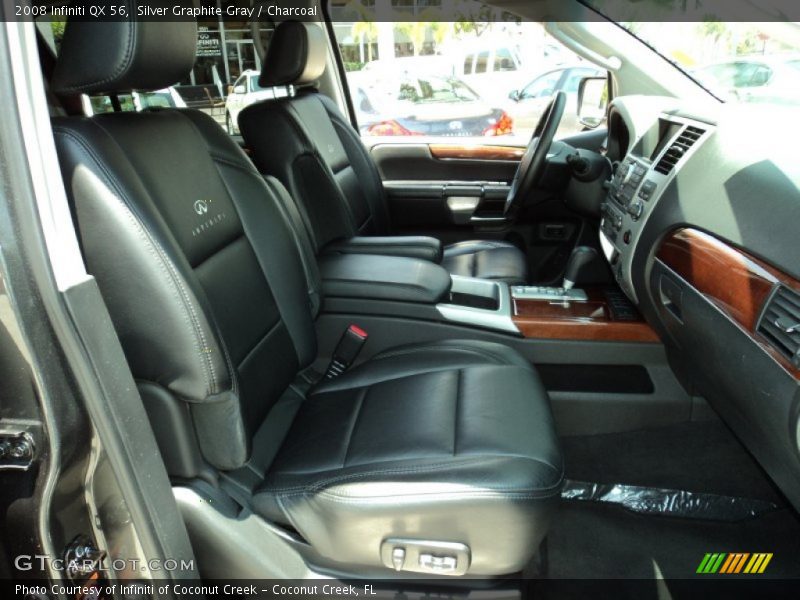 Silver Graphite Gray / Charcoal 2008 Infiniti QX 56