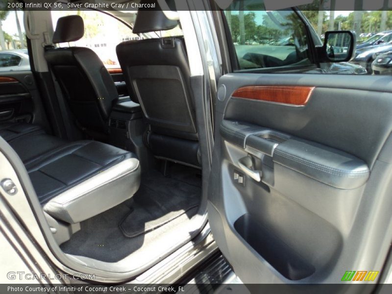 Silver Graphite Gray / Charcoal 2008 Infiniti QX 56