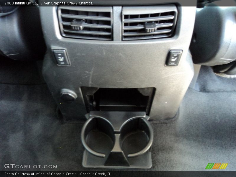 Silver Graphite Gray / Charcoal 2008 Infiniti QX 56