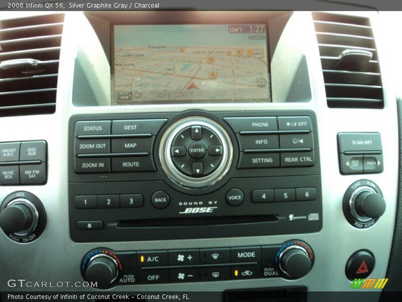 Silver Graphite Gray / Charcoal 2008 Infiniti QX 56
