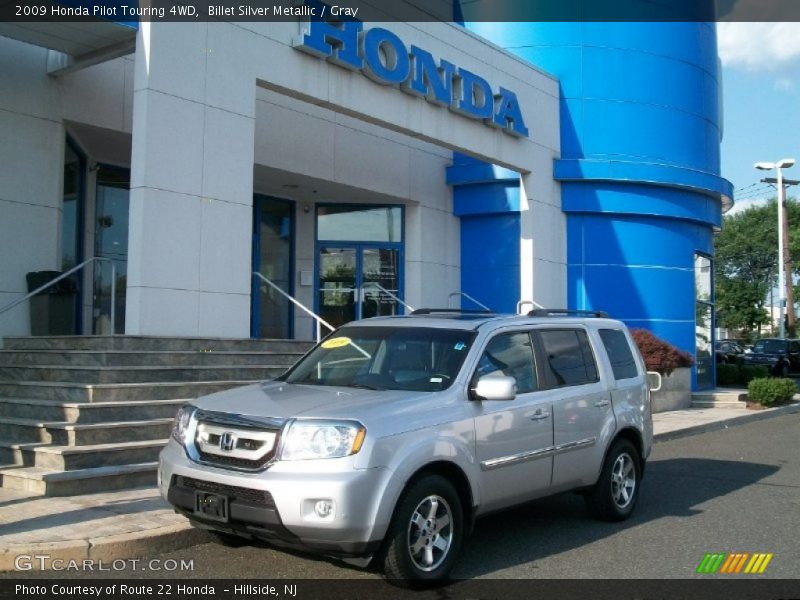 Billet Silver Metallic / Gray 2009 Honda Pilot Touring 4WD