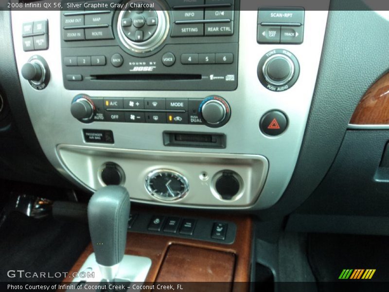 Silver Graphite Gray / Charcoal 2008 Infiniti QX 56