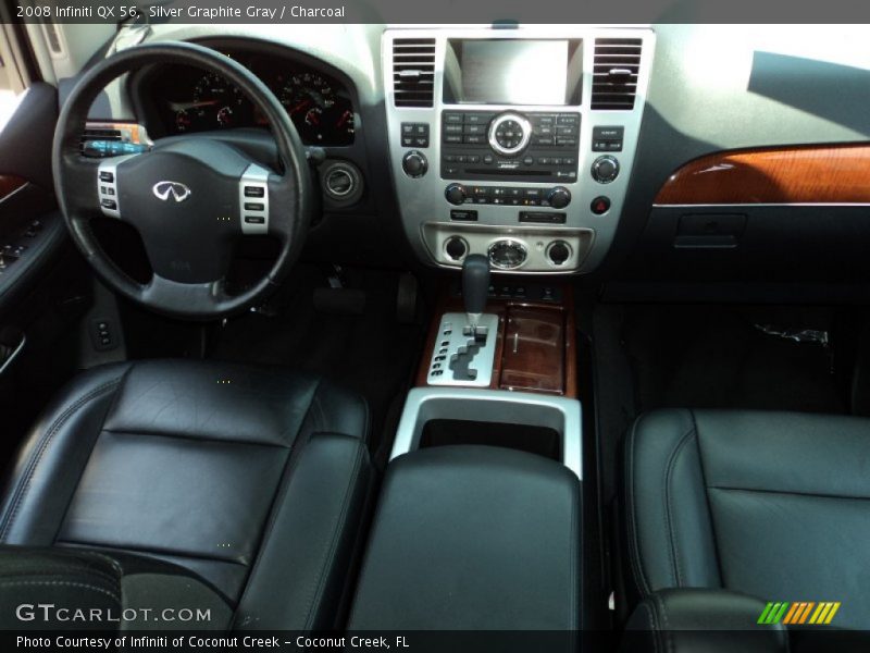 Silver Graphite Gray / Charcoal 2008 Infiniti QX 56