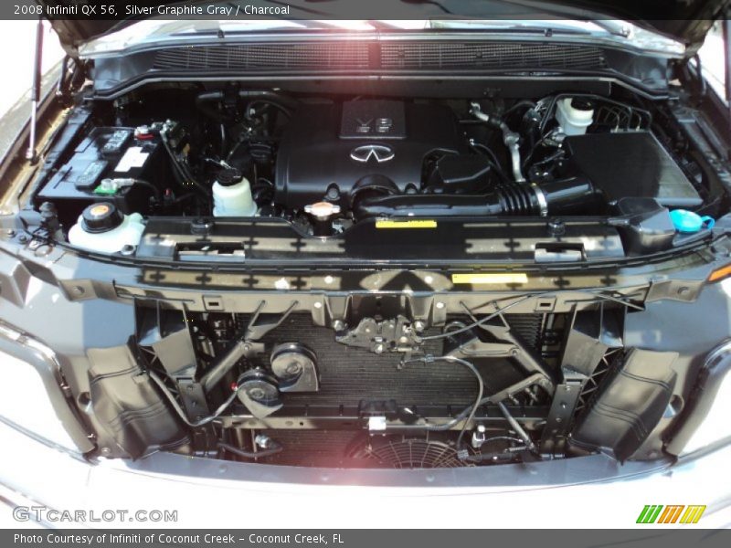 Silver Graphite Gray / Charcoal 2008 Infiniti QX 56