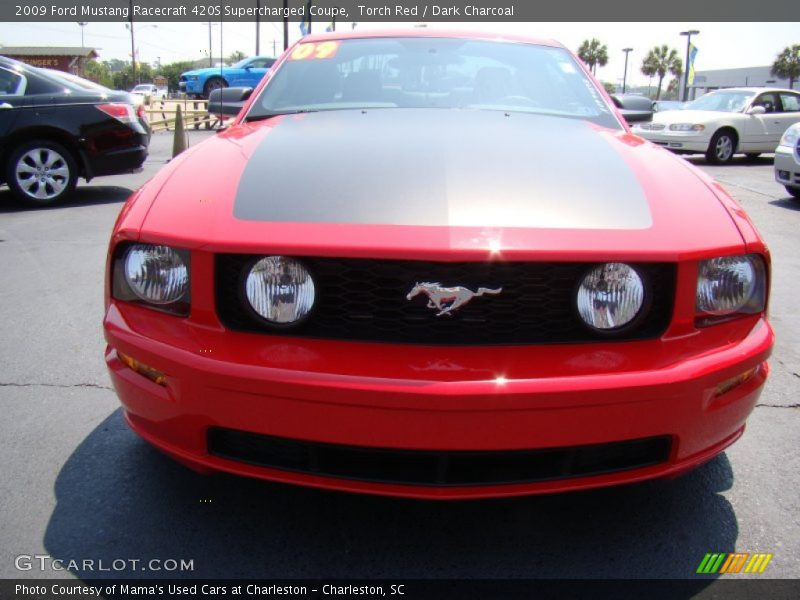 Torch Red / Dark Charcoal 2009 Ford Mustang Racecraft 420S Supercharged Coupe