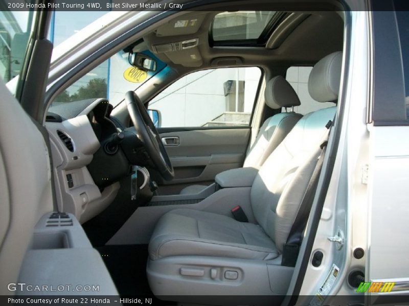 Billet Silver Metallic / Gray 2009 Honda Pilot Touring 4WD