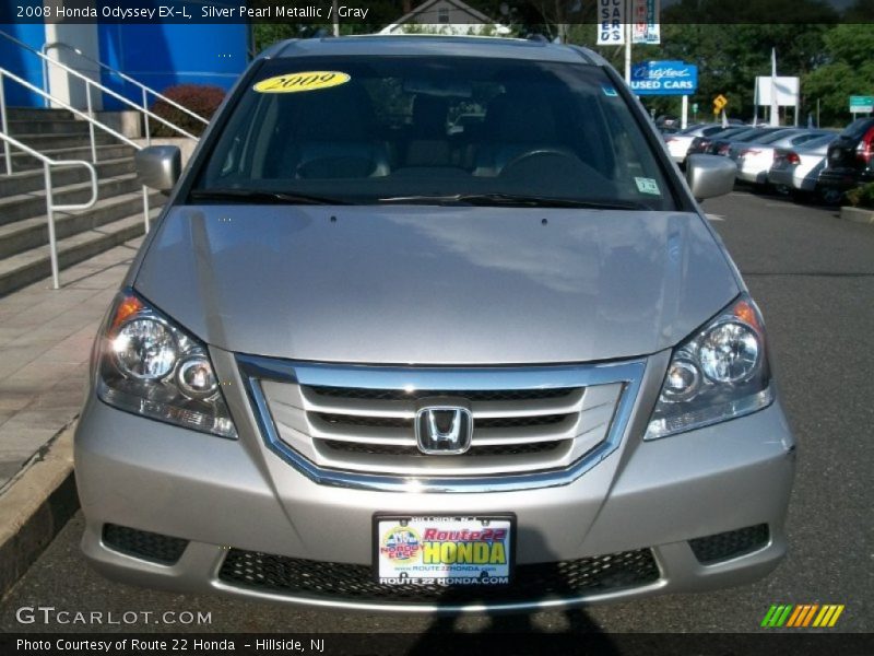 Silver Pearl Metallic / Gray 2008 Honda Odyssey EX-L