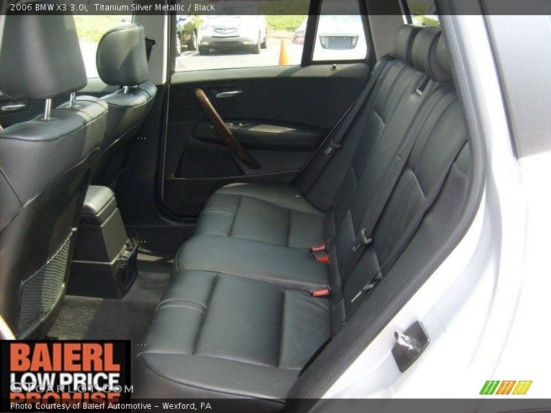 Titanium Silver Metallic / Black 2006 BMW X3 3.0i