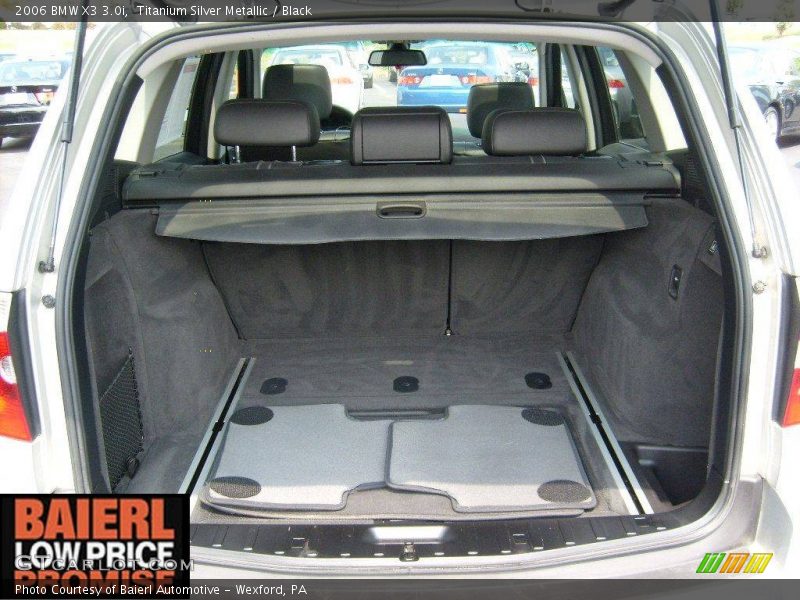 Titanium Silver Metallic / Black 2006 BMW X3 3.0i